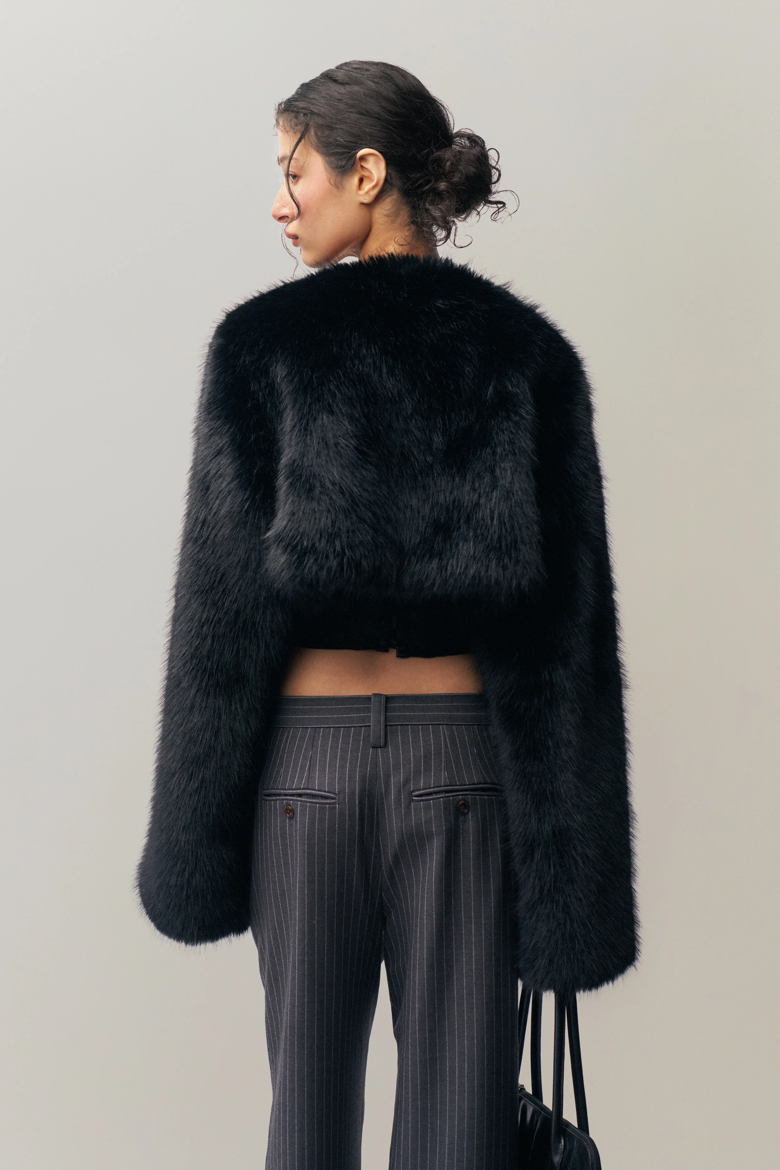 Alyana Faux Fur Jacket - Image 5