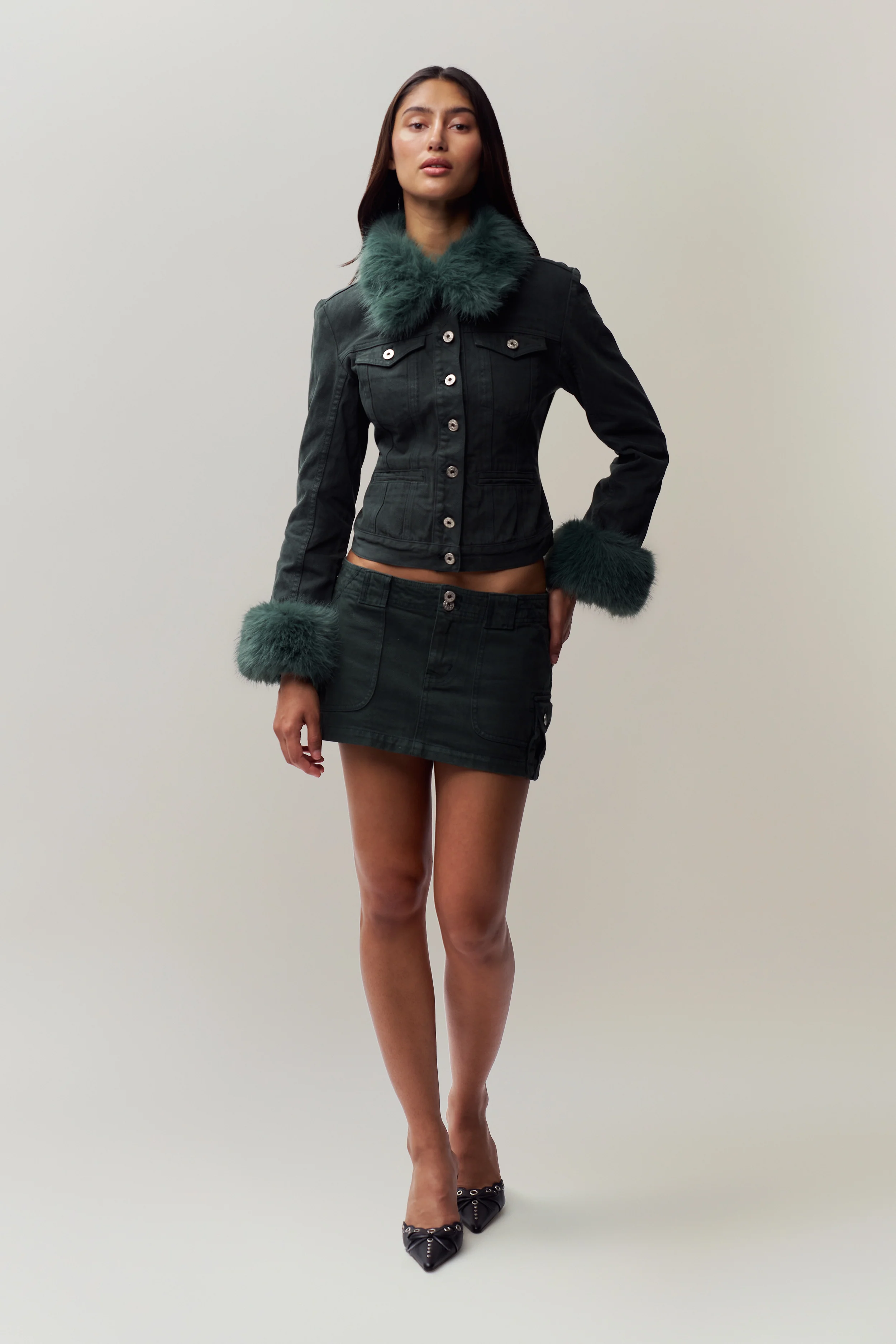 Anais Cargo Mini Skirt - Image 2