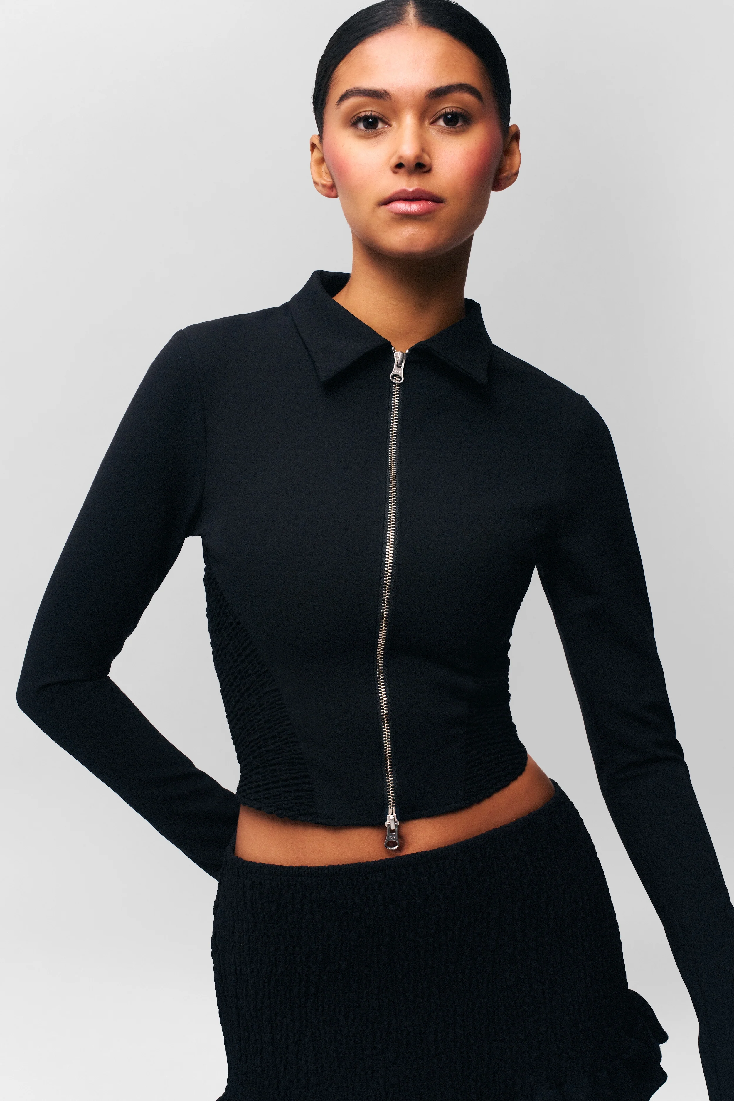 Apolline Smocked Jacket - Image 9