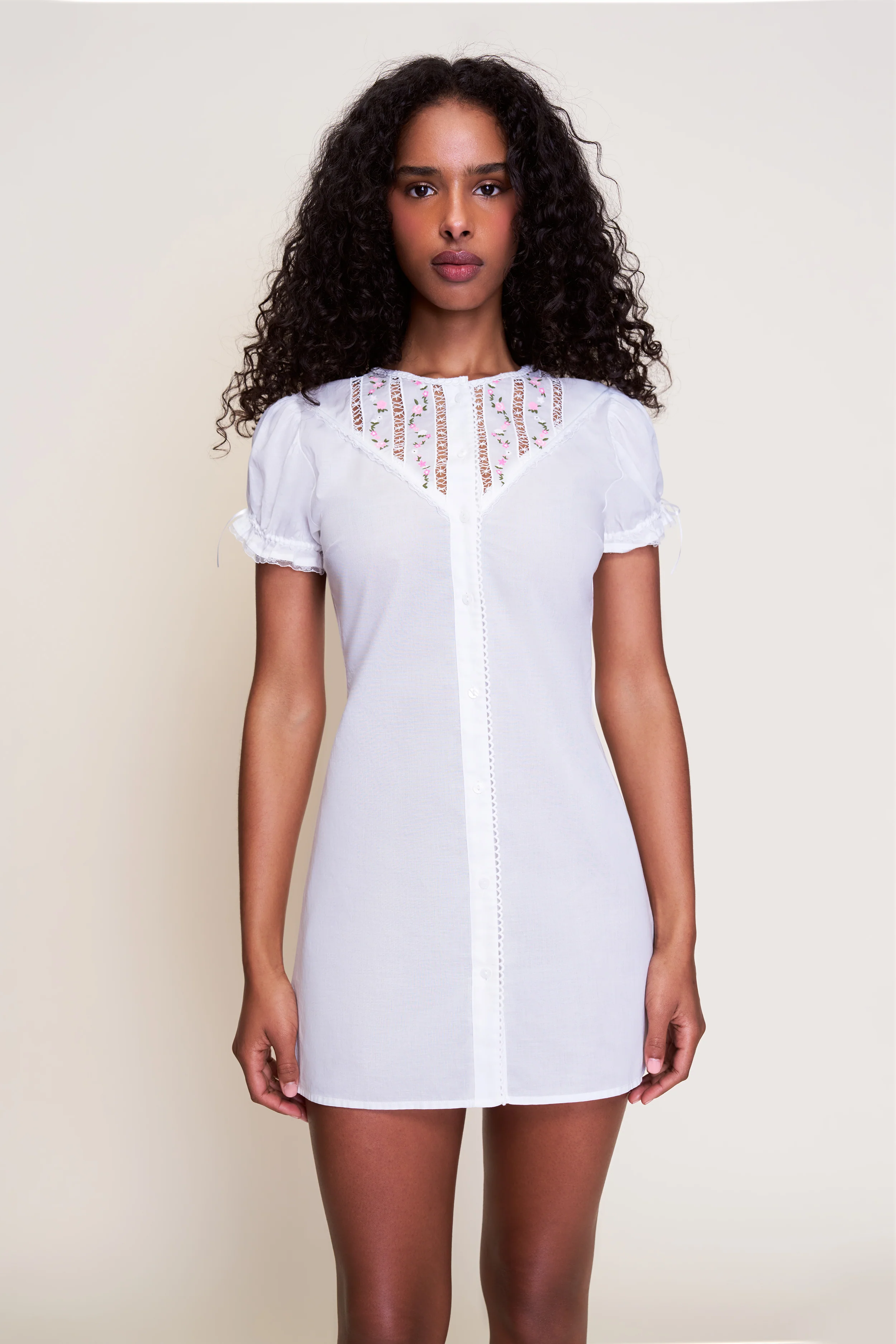 Bina Lace Babydoll Dress - Image 6