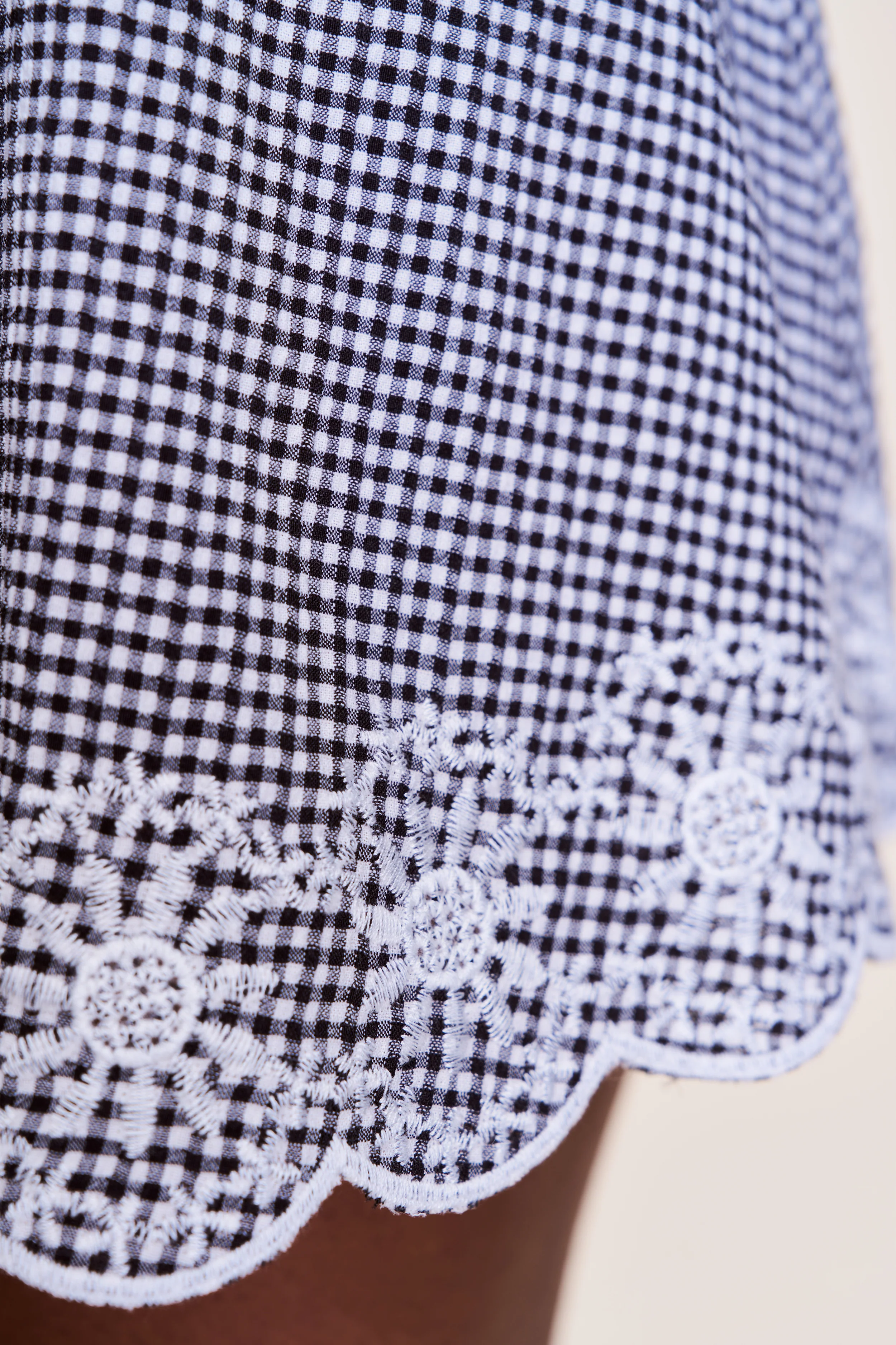 Maelle Gingham Mini Skirt - Image 4