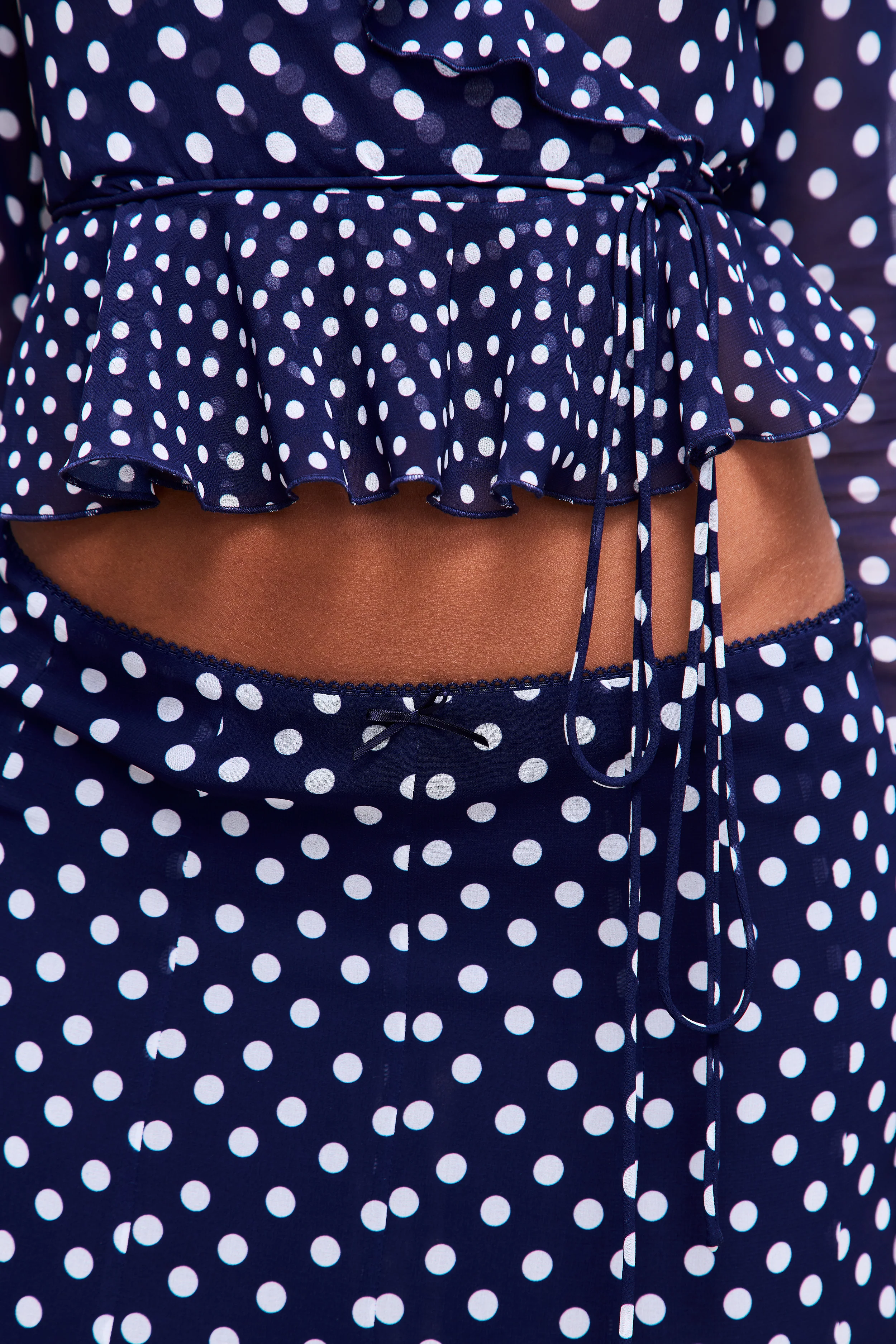 Mallorca Ruffle Wrap Top - Image 4