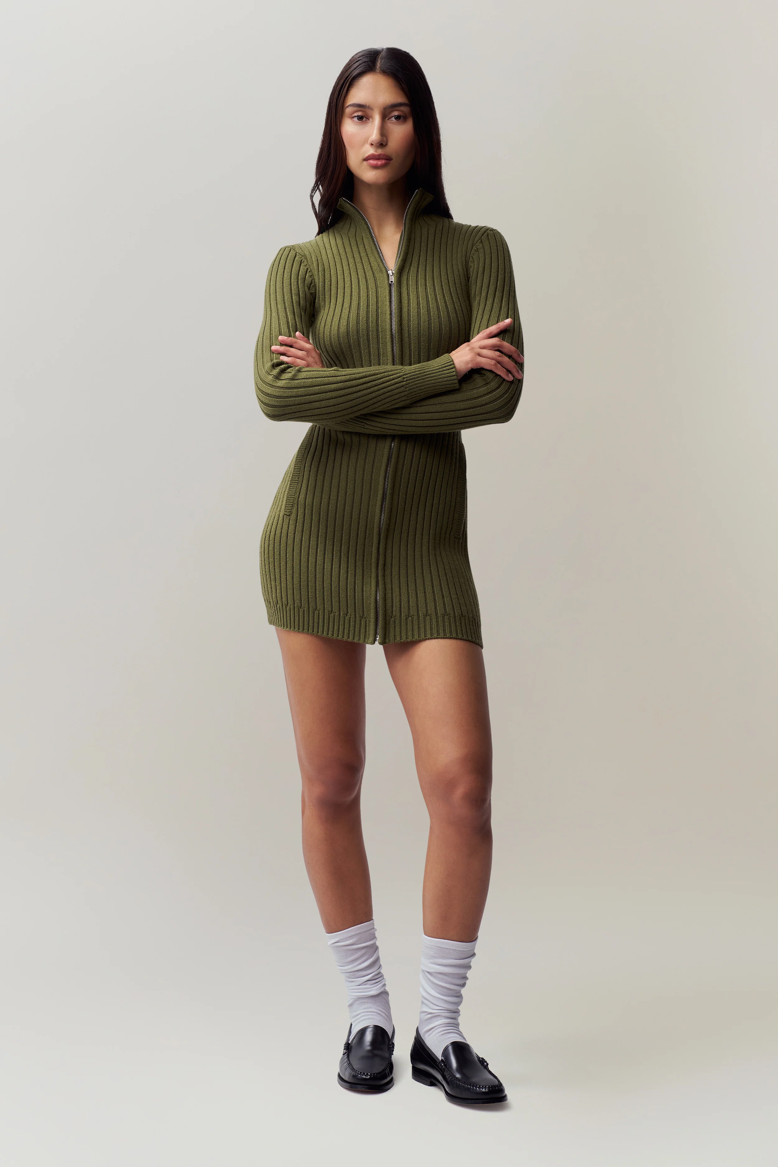 Nell Zip Up Dress - Image 2