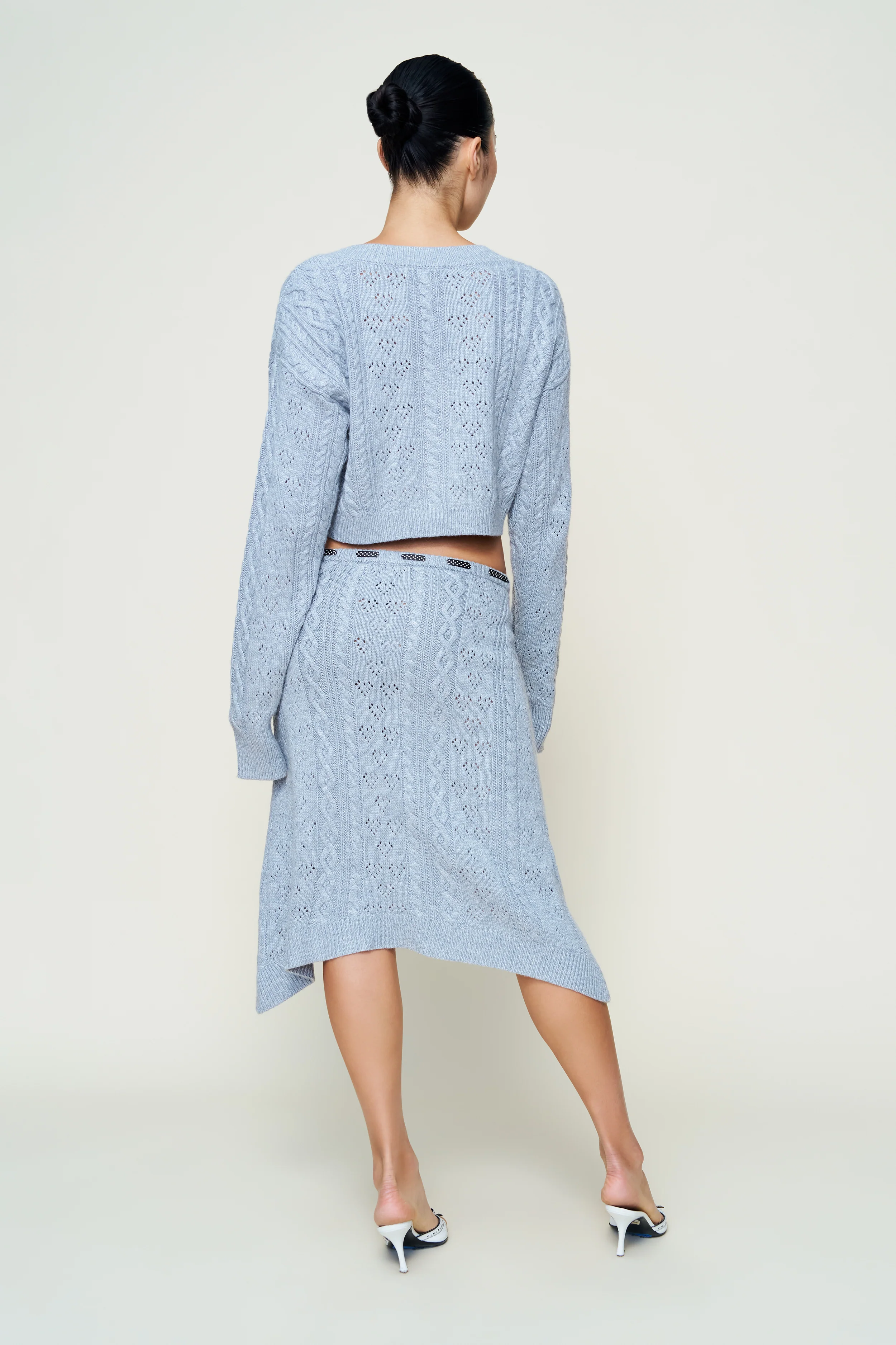 Noah Wool Cable Skirt - Image 6