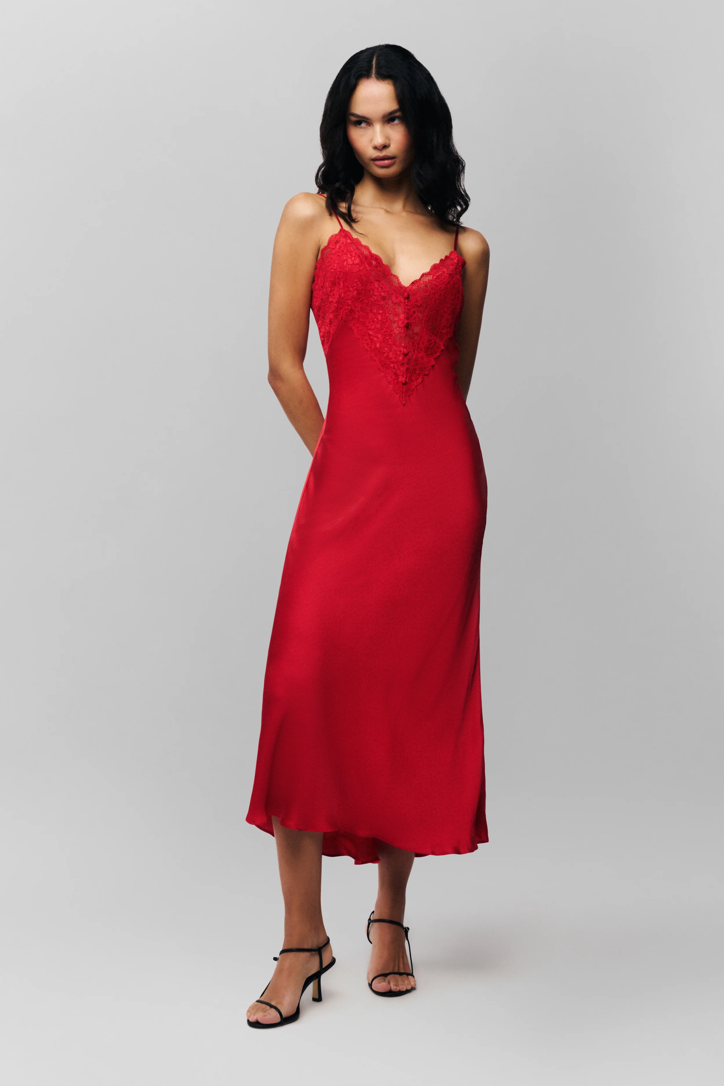 Nova Slip Midi Dress - Image 2