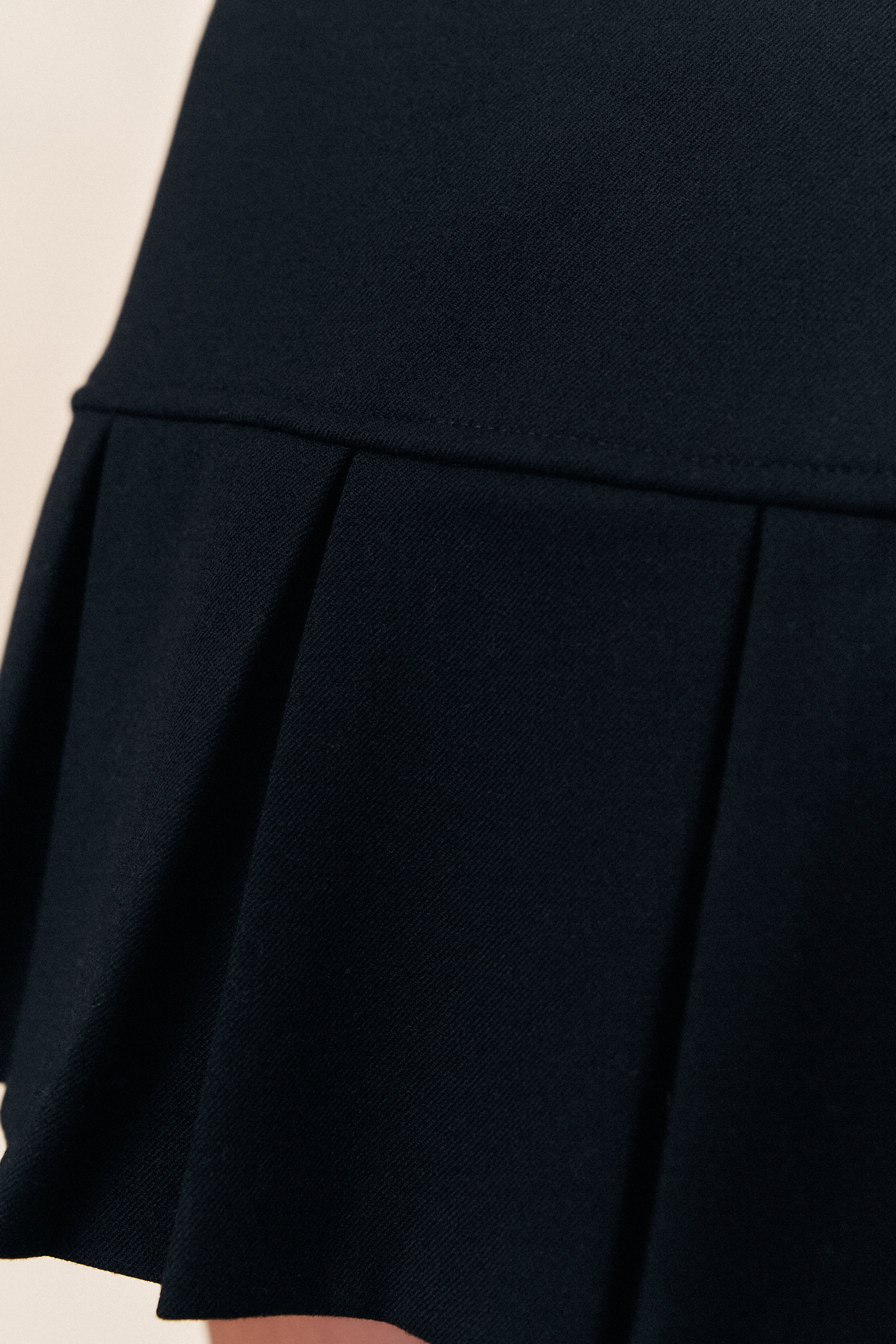 Pleated Micro Mini Skirt - Image 5