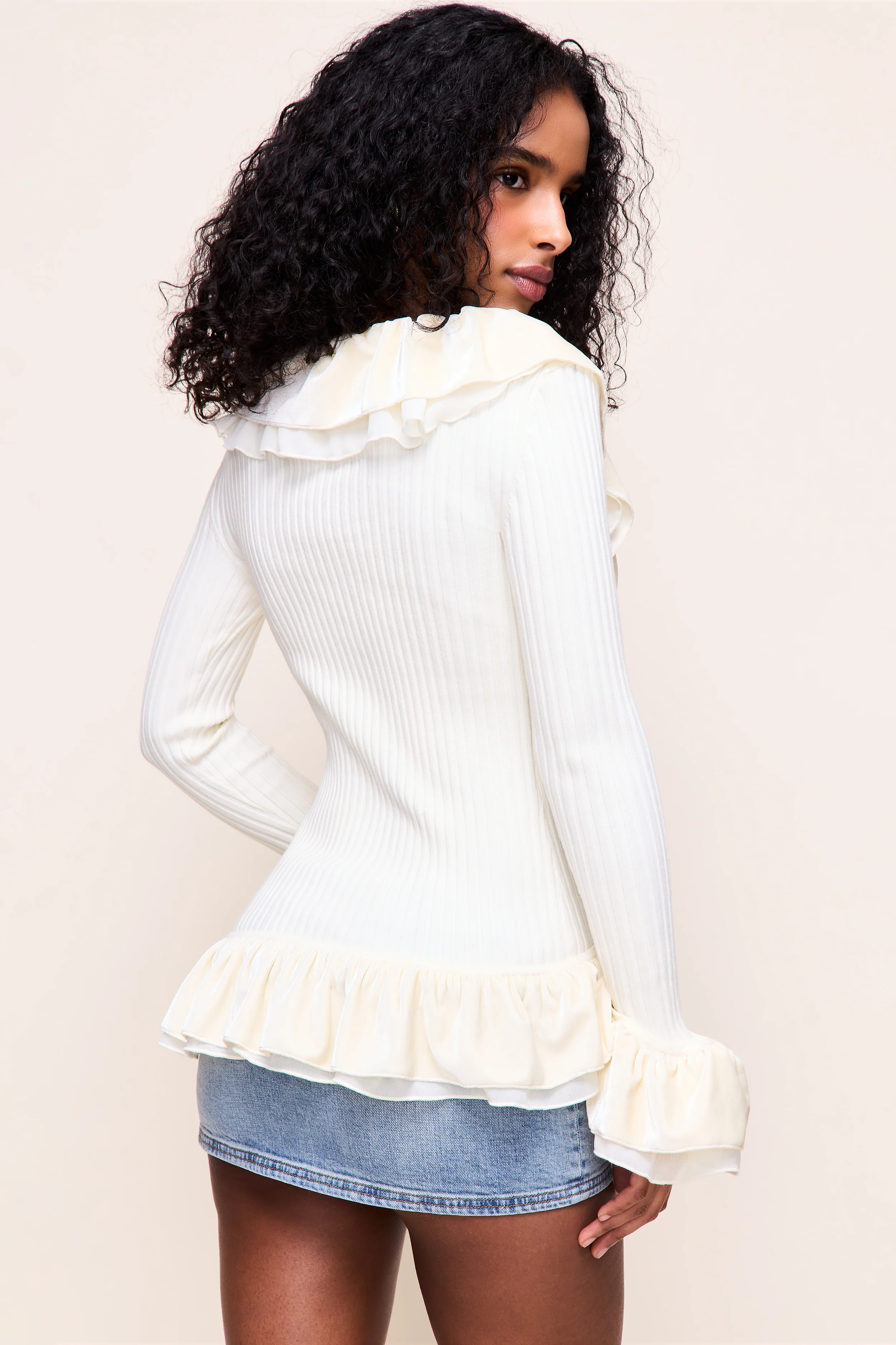 Rosalina Ruffle Cardigan - Image 5