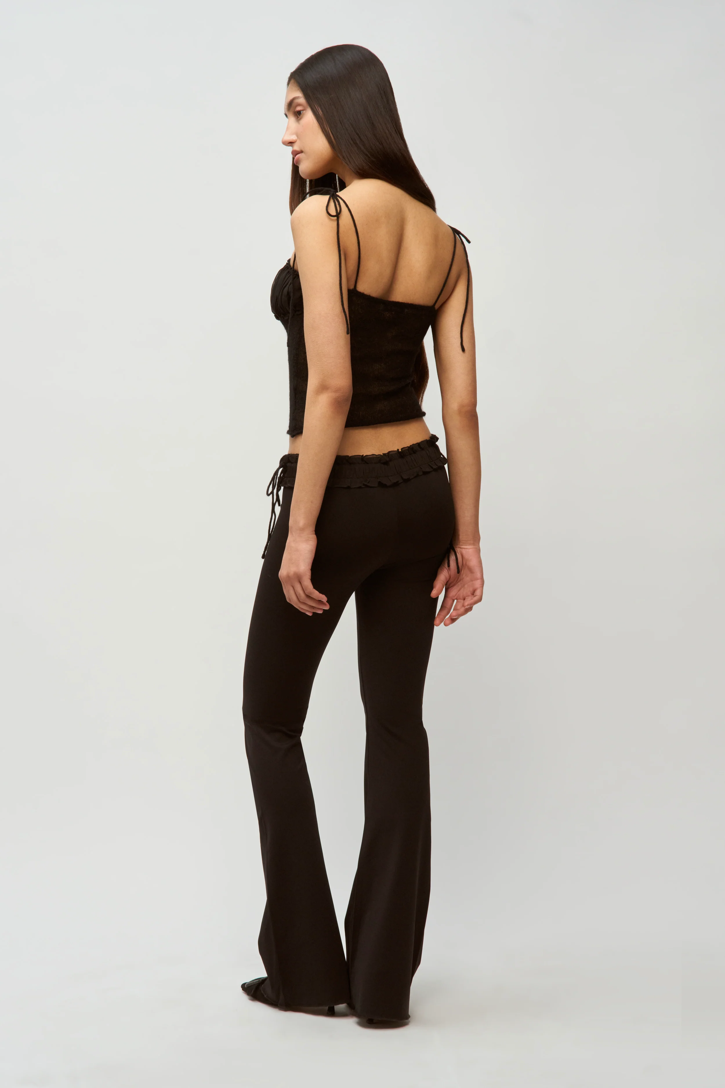 Ruched Side Tie Stretch Pant - Image 4