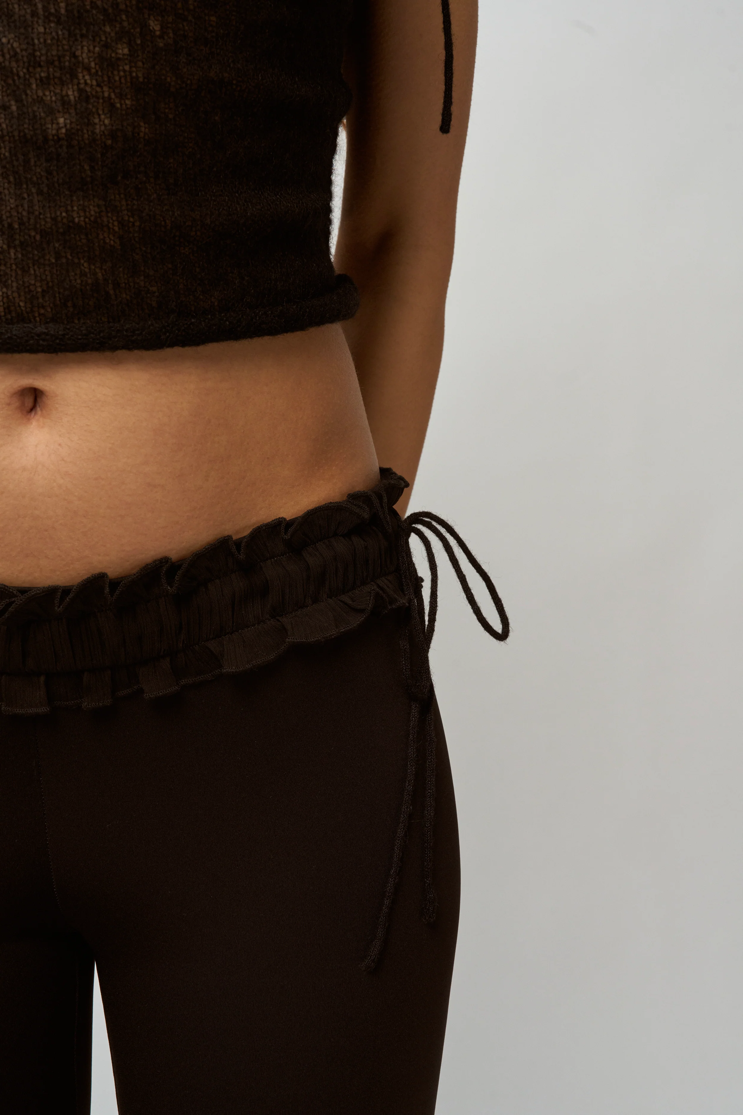 Ruched Side Tie Stretch Pant - Image 5