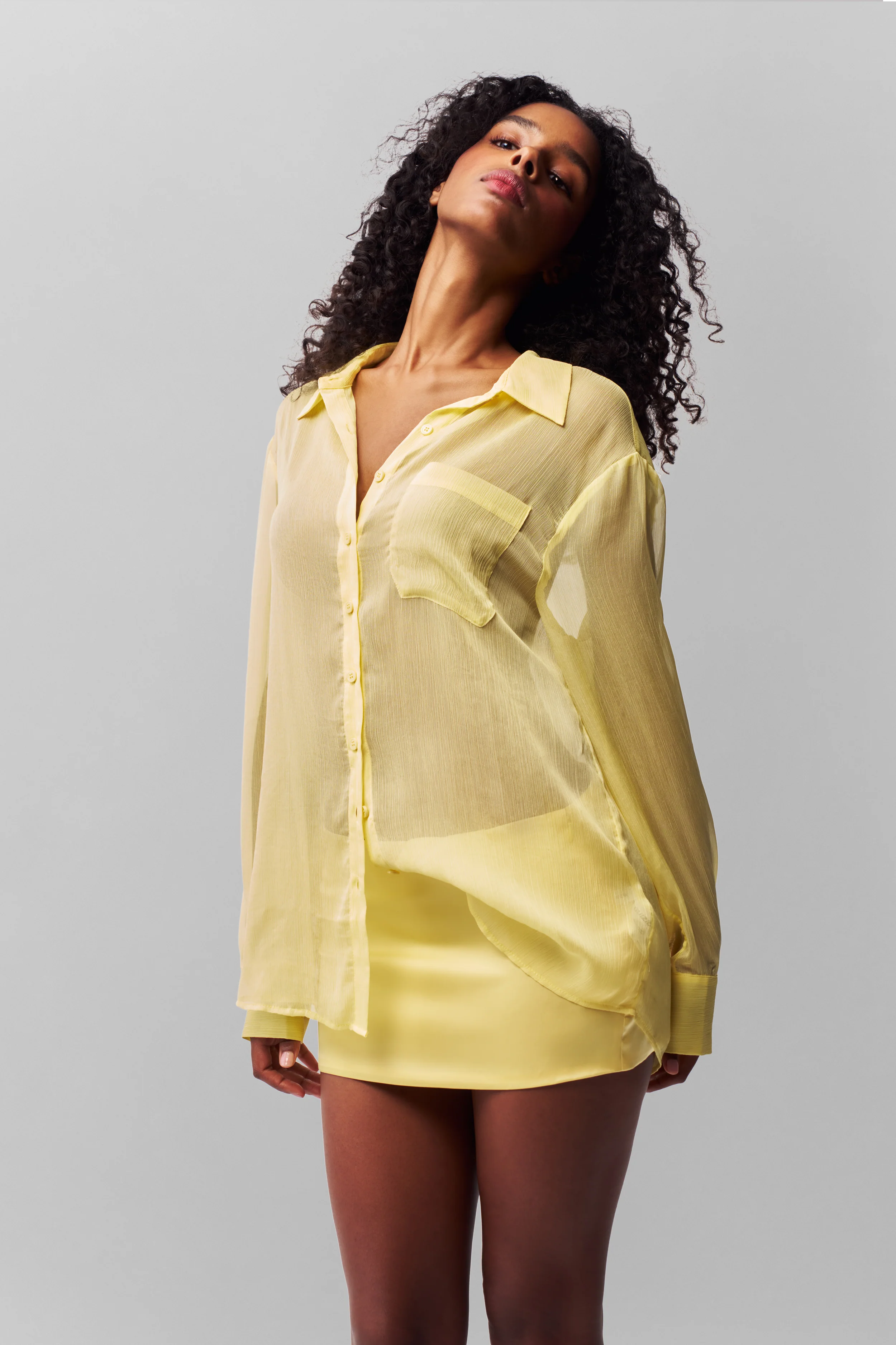 Satin Mini Skirt - Image 3