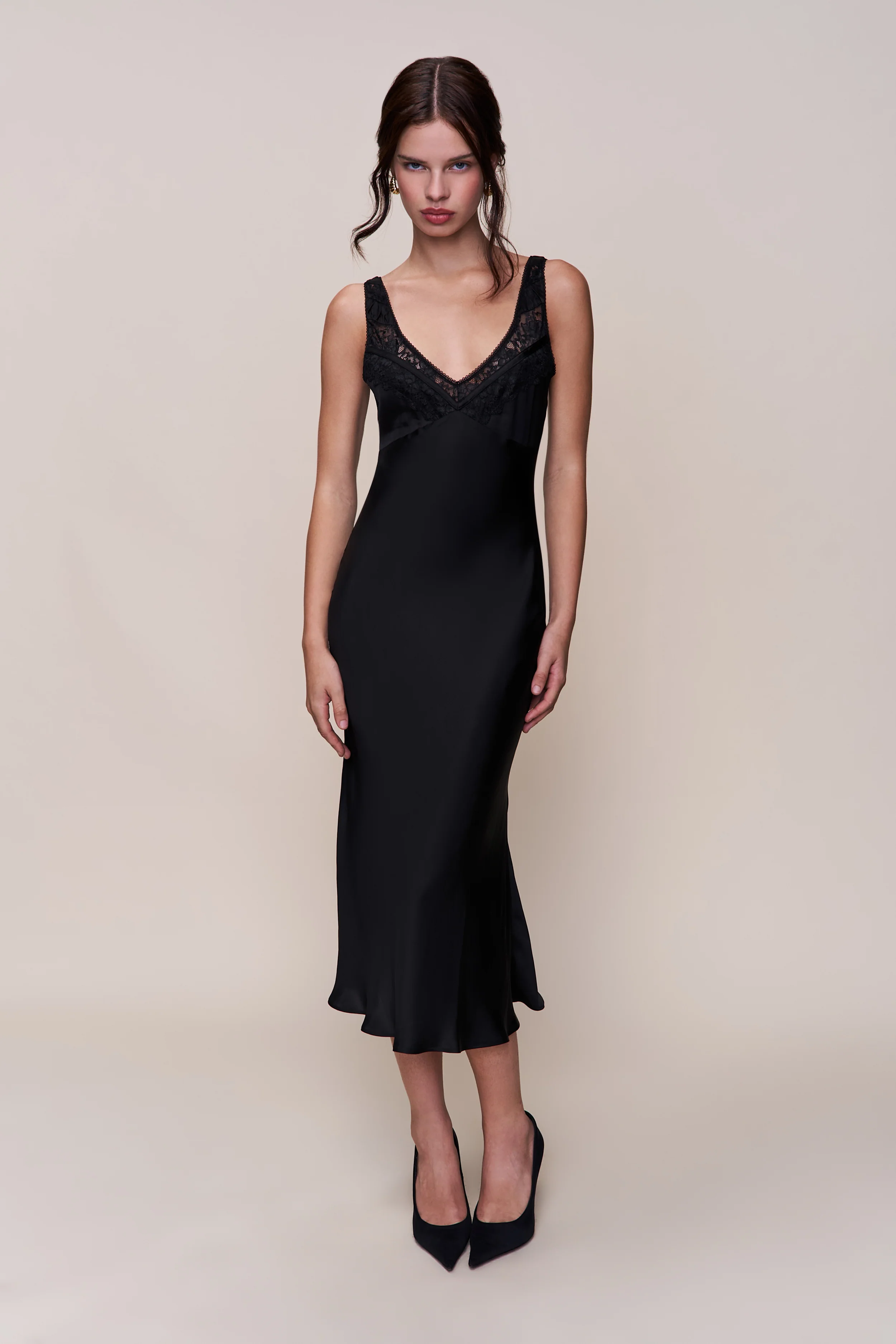 Scaosi Lace Detail Slip Dress - Image 5