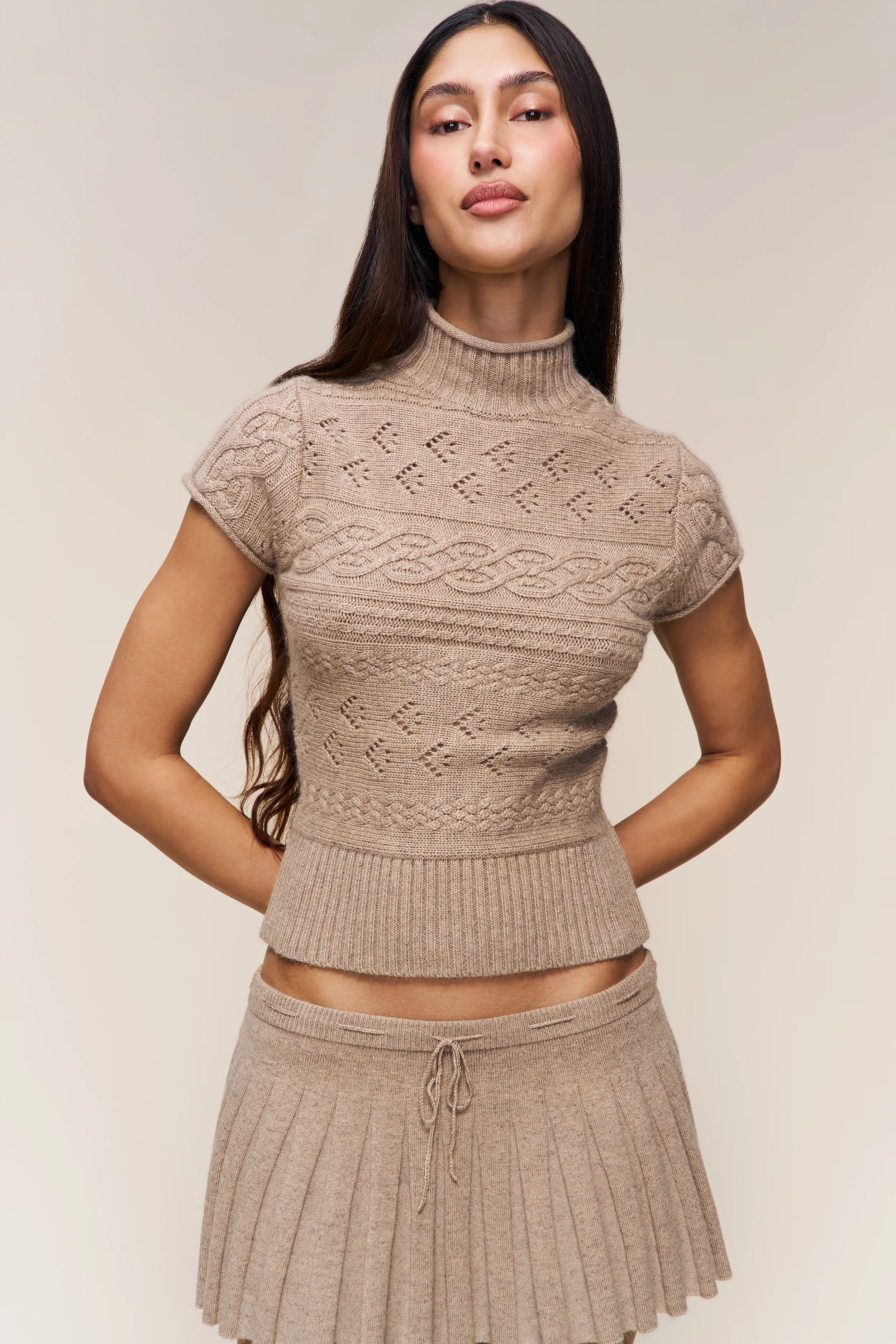 Vivienne Short Sleeve Turtleneck