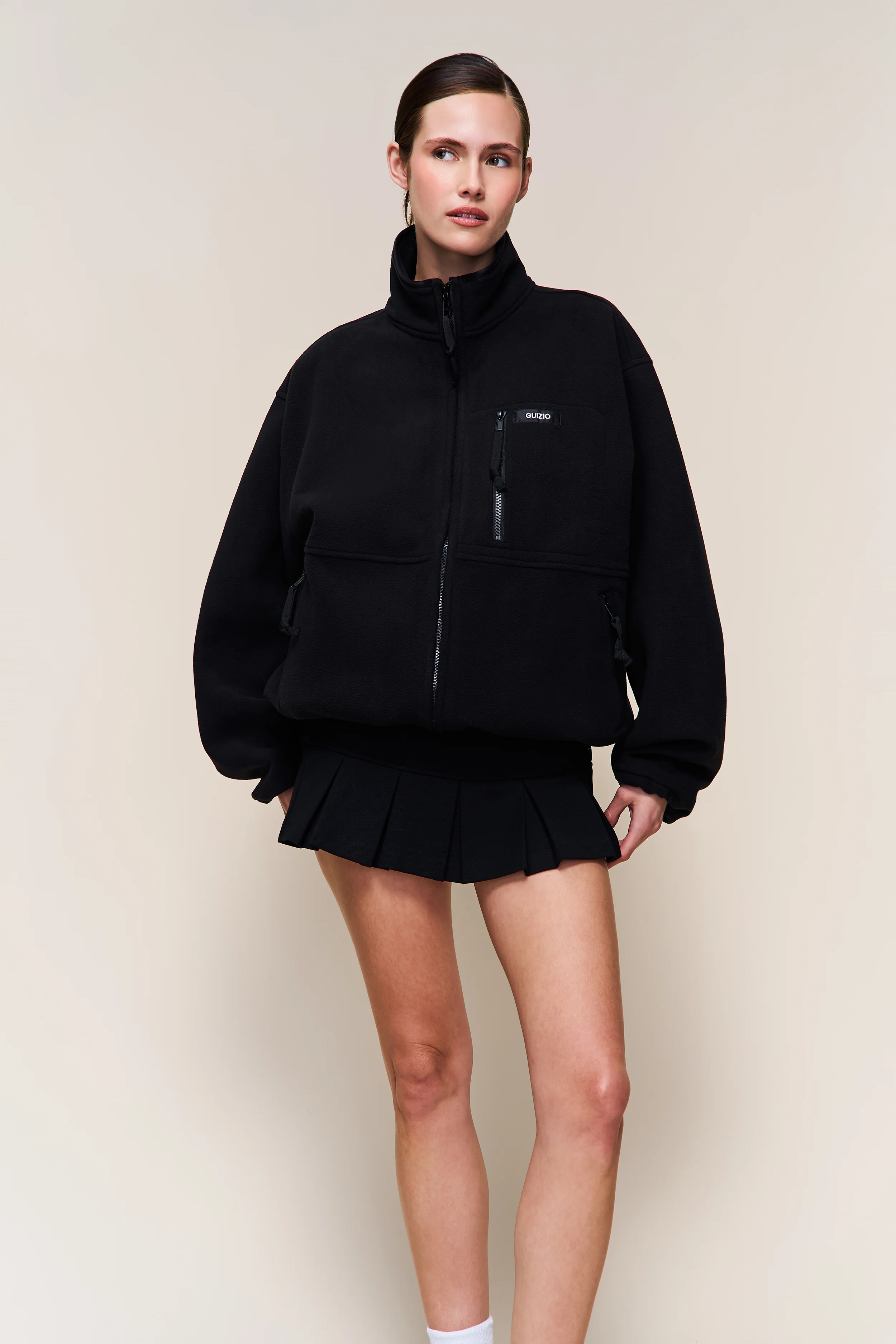 Guizio Fleece Zip Up Jacket - Image 4
